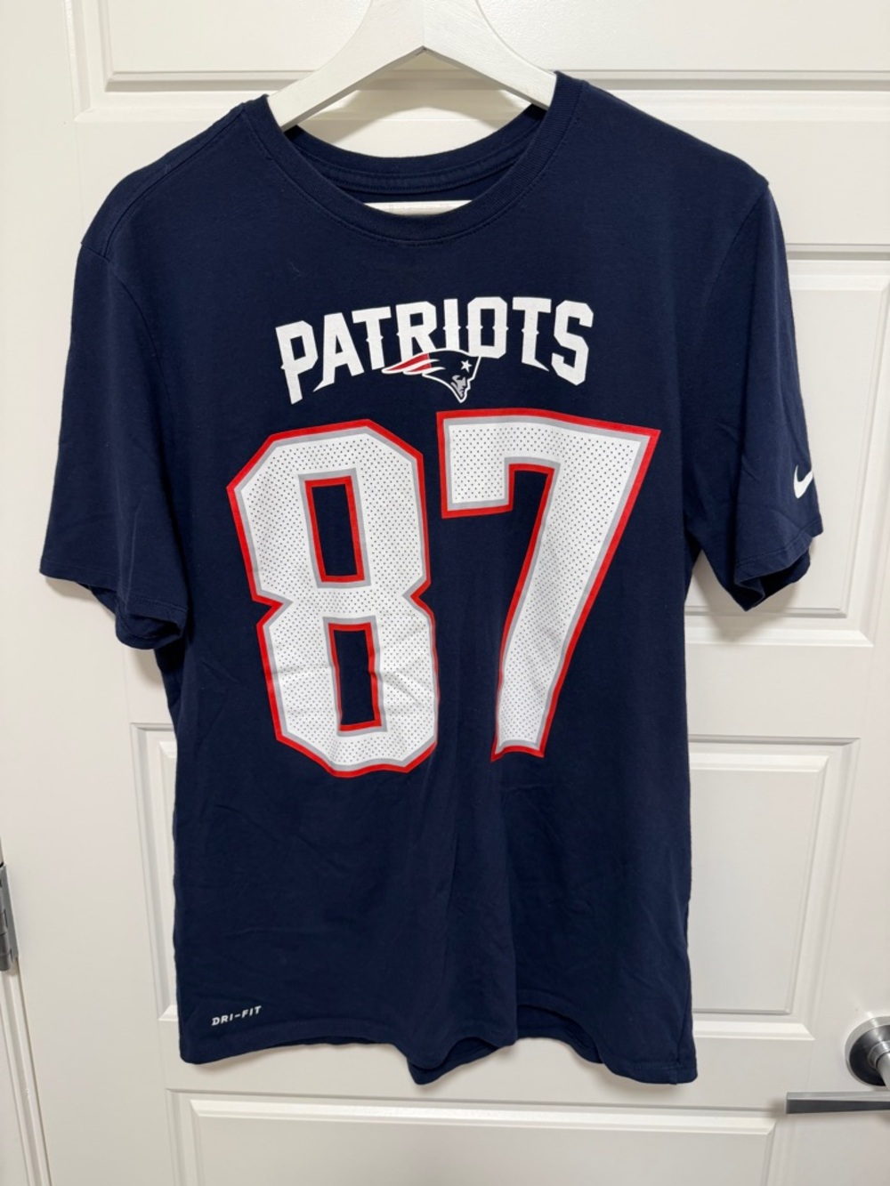 Nike New England Patriots Gronkowski #87 T-Shirt – Size M – Dri-FIT